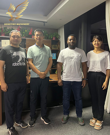 Ghana Customers visit Hongying Company to choose used bus