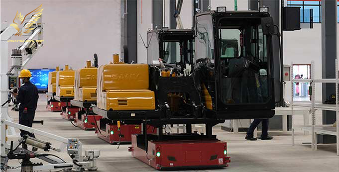 clients from Zambia come to our stocks place to order 2 units sany excavator