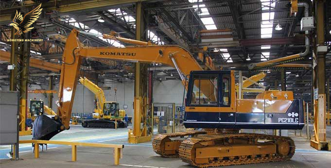 Komatsu excavators will be delivered to Brazilian customers after refurbishment