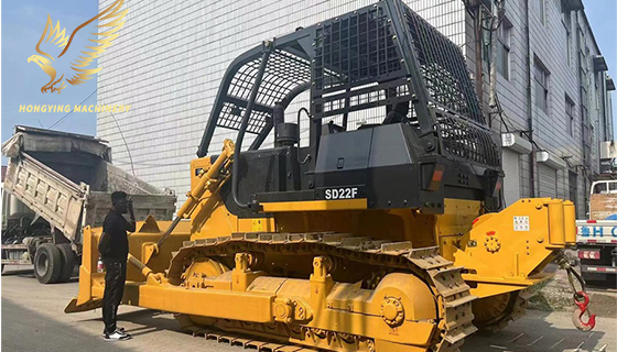 DRC customers came to our company to test the performance of used CAT SD22F bulldozer