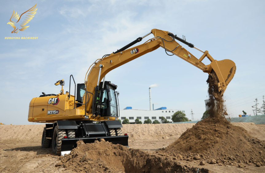 Used CAT Wheel Excavator