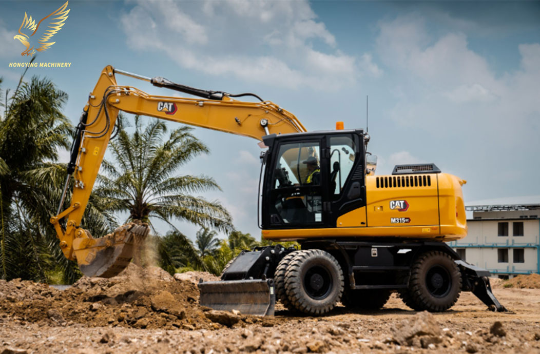 Used CAT Wheel Excavator